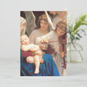 Engelsong - William-Adolphe Bouguereau Einladung (Stehend Vorderseite)