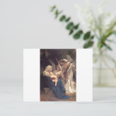 Engelsong - William-Adolphe Bouguereau Postkarte (Stehend Vorderseite)