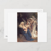 Engelsong - William-Adolphe Bouguereau Postkarte (Vorne/Hinten)