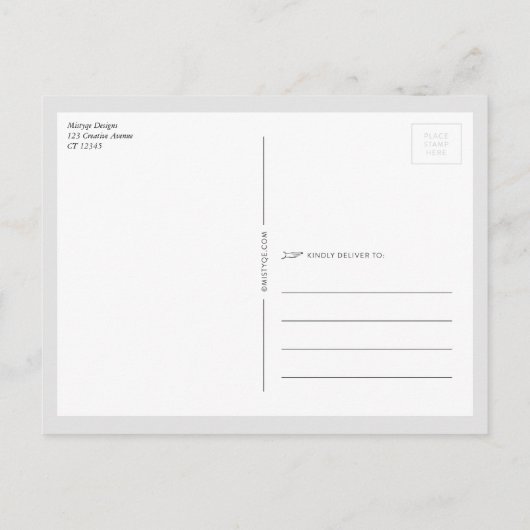 Engelsong, William-Adolphe Bouguereau Postkarte (Rückseite)