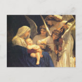 Engelsong, William-Adolphe Bouguereau Postkarte (Vorderseite)