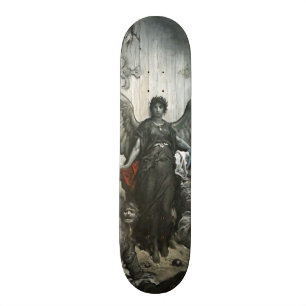 Engelsretter fing an skateboard