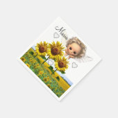 Engelsse Sunflower Paper Napkins Serviette (Ecke)
