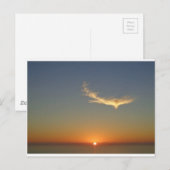 EngelsSonnenuntergang Postkarte (Vorne/Hinten)