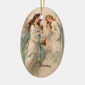 Engelsverzierung Keramikornament (Links)