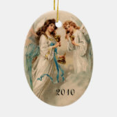 Engelsverzierung Keramikornament (Hinten)