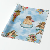 Engelswolken antike geschenkpapier (Ungerollt)