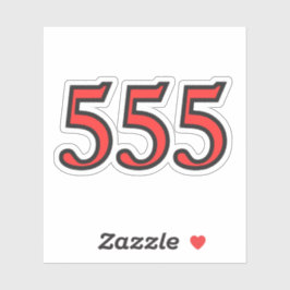 Engelszahl 555 Segen Aufkleber