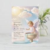 Engeltaufen Einladung (Stehend Vorderseite)