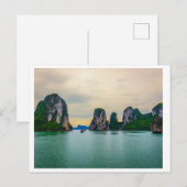 Enger Durchgang durch die Felsen  Postkarte (Vorne/Hinten)