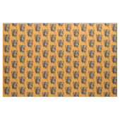 Enger Tiger in Flammenzungen Stoff (Yard (91,4 cm))