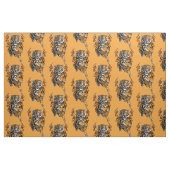 Enger Tiger in Flammenzungen Stoff (Fat Quarter (45,7 x 55,9 cm))