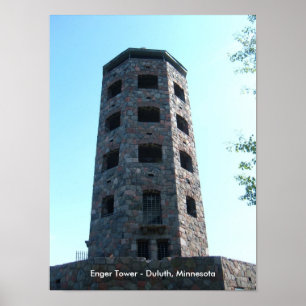 Enger Turm - Duluth, Minnesota Poster