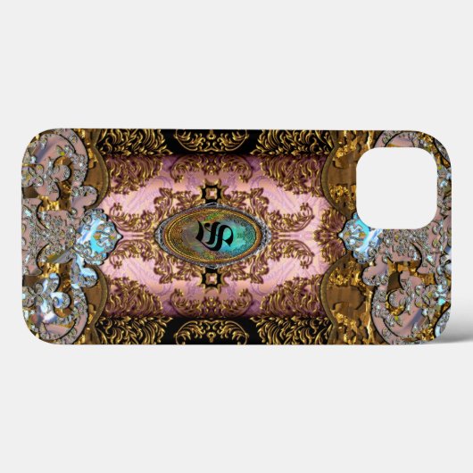 Enghelryste-Monogramm X Case-Mate iPhone Hülle (Rückseite (Horizontal))