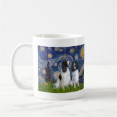 Engilsh Springer Pair - Starry Night Kaffeetasse (Links)