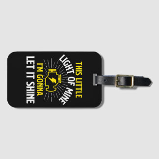 Engine Control Light - Car Guy Auto Mechanic Gepäckanhänger