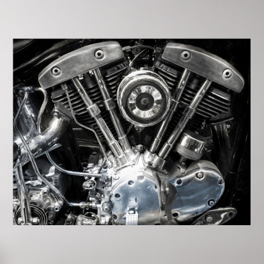ENGINE V TWIN POSTER (Vorne)