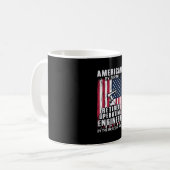 Engineer American Retired Operating Engineer Kaffeetasse (Vorderseite Links)