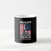 Engineer American Retired Operating Engineer Kaffeetasse (Mittel)