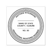 Engineer beruflicher LLC Siegel Custom Staat Permastempel (Design)