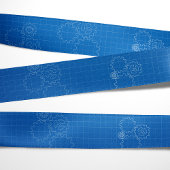 Engineer Blueprint Style Ripsband
