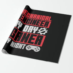Engineer By Day Gamer By Night Geschenkpapier