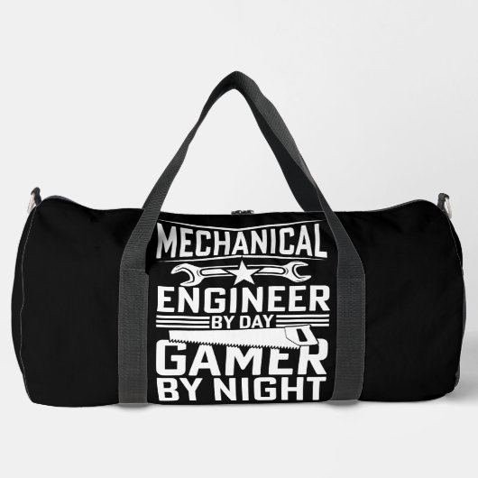 Engineer By Day Gamer Night Duffle Bag (Vorderseite)