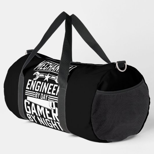 Engineer By Day Gamer Night Duffle Bag (Rechte Ecke)