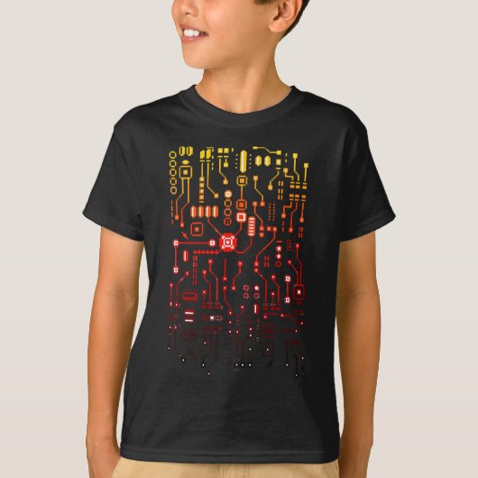Engineer Computer Circuit Board Engineering CPU Bi T-Shirt (Vorderseite)