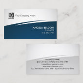 Engineer Computer Technical Professional Zig Zag Visitenkarte (Vorne/Hinten)