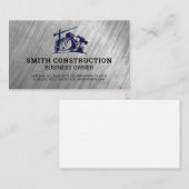 Engineer | Construction Site | Builder Visitenkarte (Vorne/Hinten)