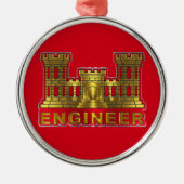 ENGINEER CORPS Weihnachten Ornament Aus Metall (Vorne)