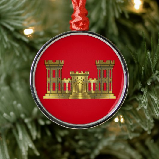 ENGINEER CORPS Weihnachten Ornament Aus Metall (Baum)