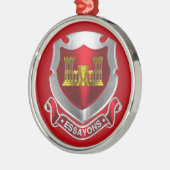 ENGINEER CORPS Weihnachten Ornament Aus Metall (Links)