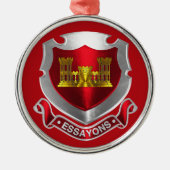 ENGINEER CORPS Weihnachten Ornament Aus Metall (Vorne)