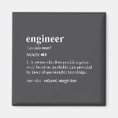 Engineer Definition Funny Engineering Mechanical C Magnet (Vorne)