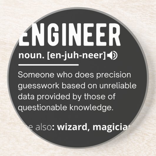 ENGINEER-DEFINITION GETRÄNKEUNTERSETZER (Vorne)