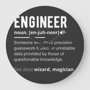 ENGINEER-DEFINITION GROßE WANDUHR