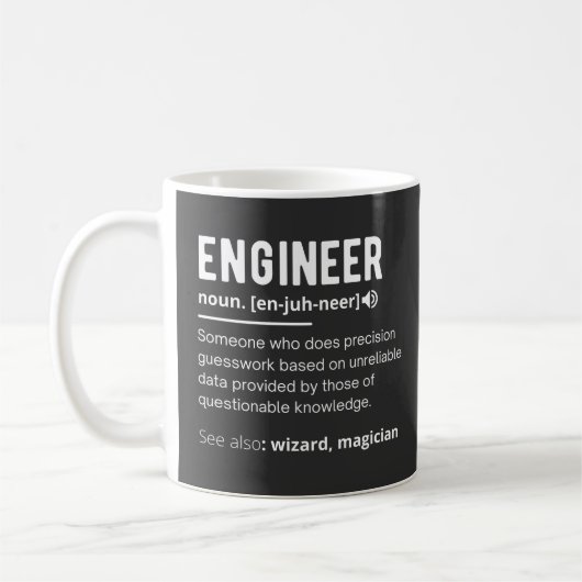 ENGINEER DEFINITION KAFFEETASSE (Links)