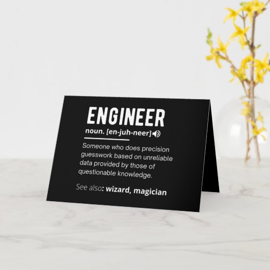 ENGINEER-DEFINITION KARTE (Gelbe Blume)