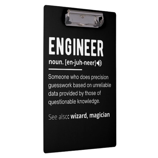 ENGINEER-DEFINITION KLEMMBRETT (Rechts)