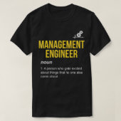 Engineer Definition Management Enginee T-Shirt (Design vorne)