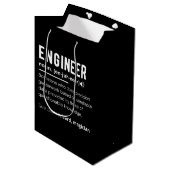 ENGINEER-DEFINITION MITTLERE GESCHENKTÜTE (Vorderseite Schrägansicht)
