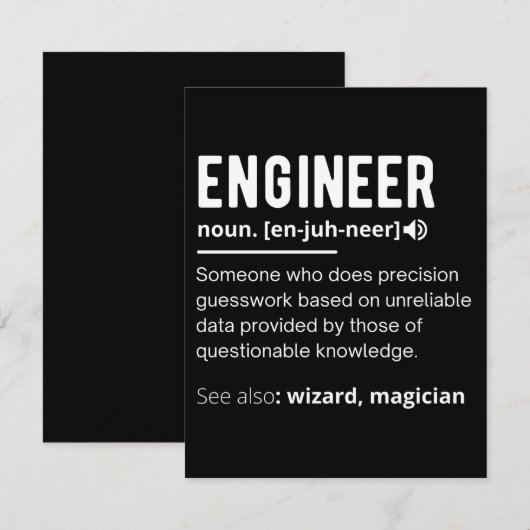 ENGINEER-DEFINITION SAVE THE DATE (Vorne/Hinten)