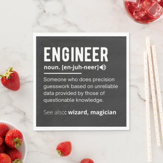 ENGINEER DEFINITION SERVIETTE (Beispiel)