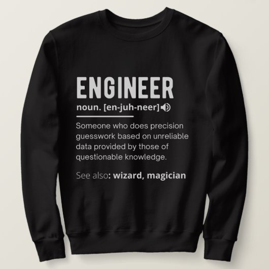ENGINEER-DEFINITION SWEATSHIRT (Design vorne)