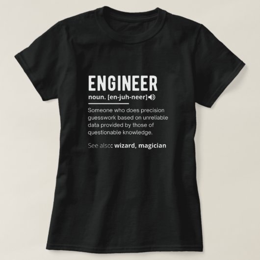 ENGINEER-DEFINITION T-Shirt (Design vorne)