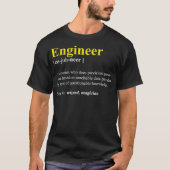 Engineer Definition t-Shirt Gift Funny Computer Ne (Vorderseite)