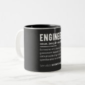 ENGINEER DEFINITION ZWEIFARBIGE TASSE (Vorderseite Links)
