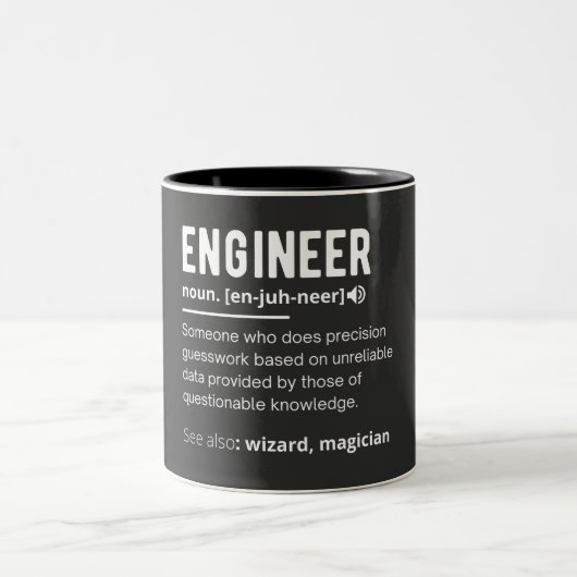 ENGINEER DEFINITION ZWEIFARBIGE TASSE (Mittel)